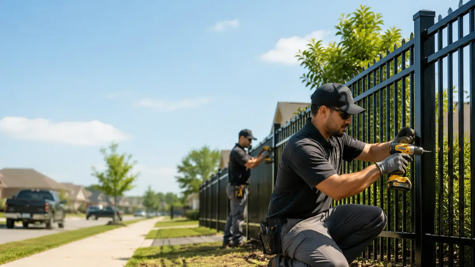 Metal Fence Installation in Dover, NC